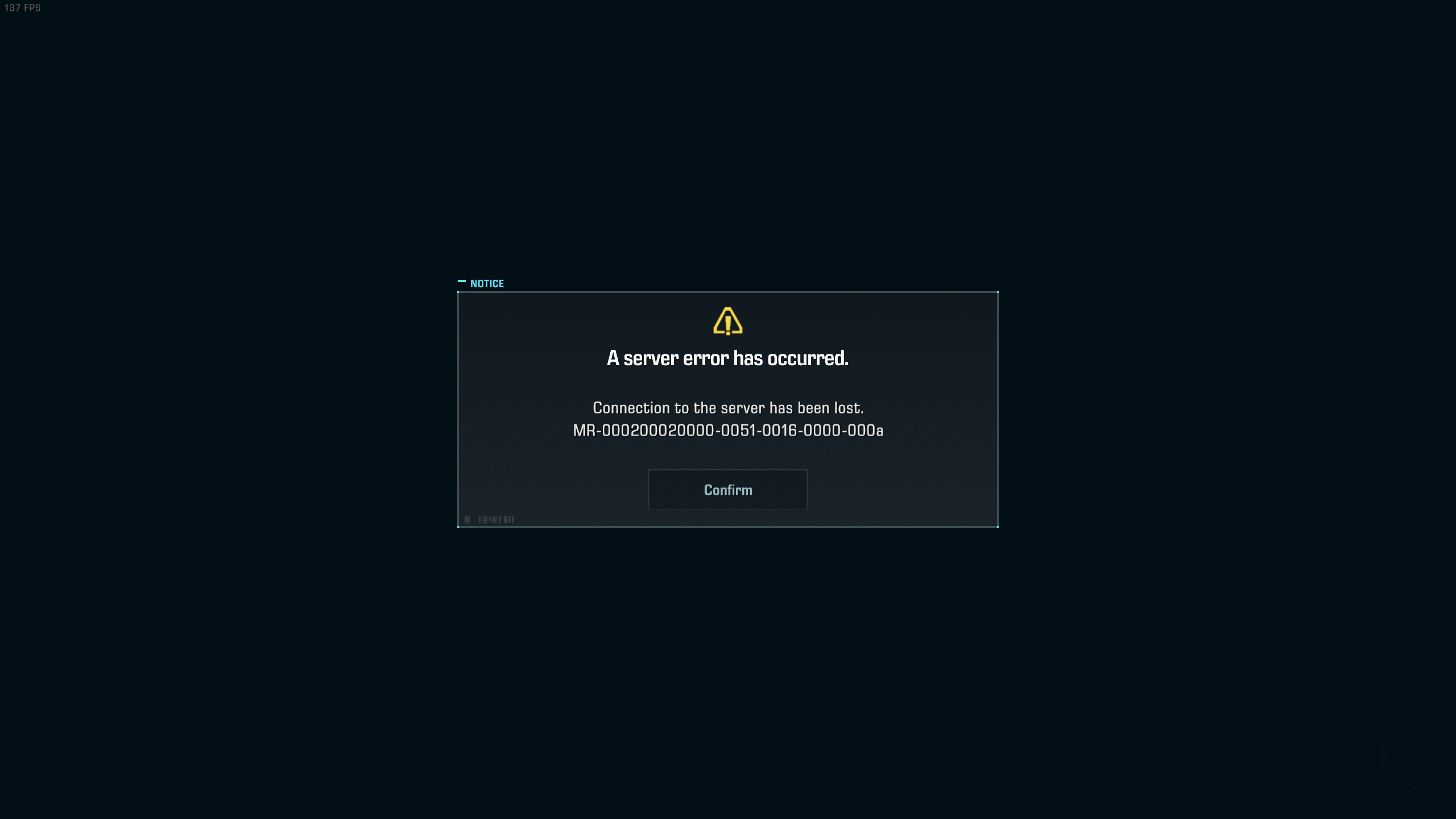 Exoprimal Server Error