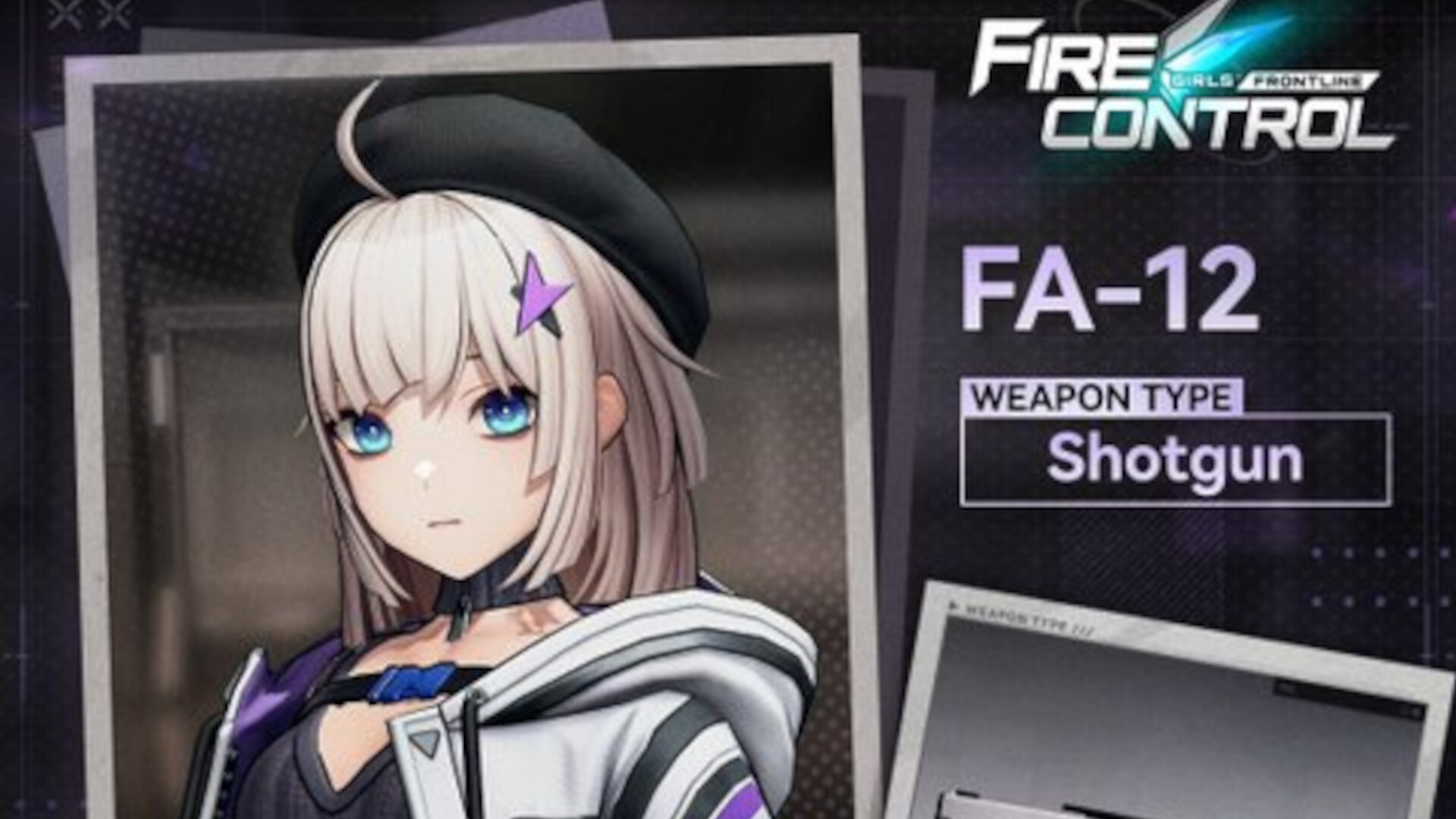 FA 12 Girls Frontline Fire Control