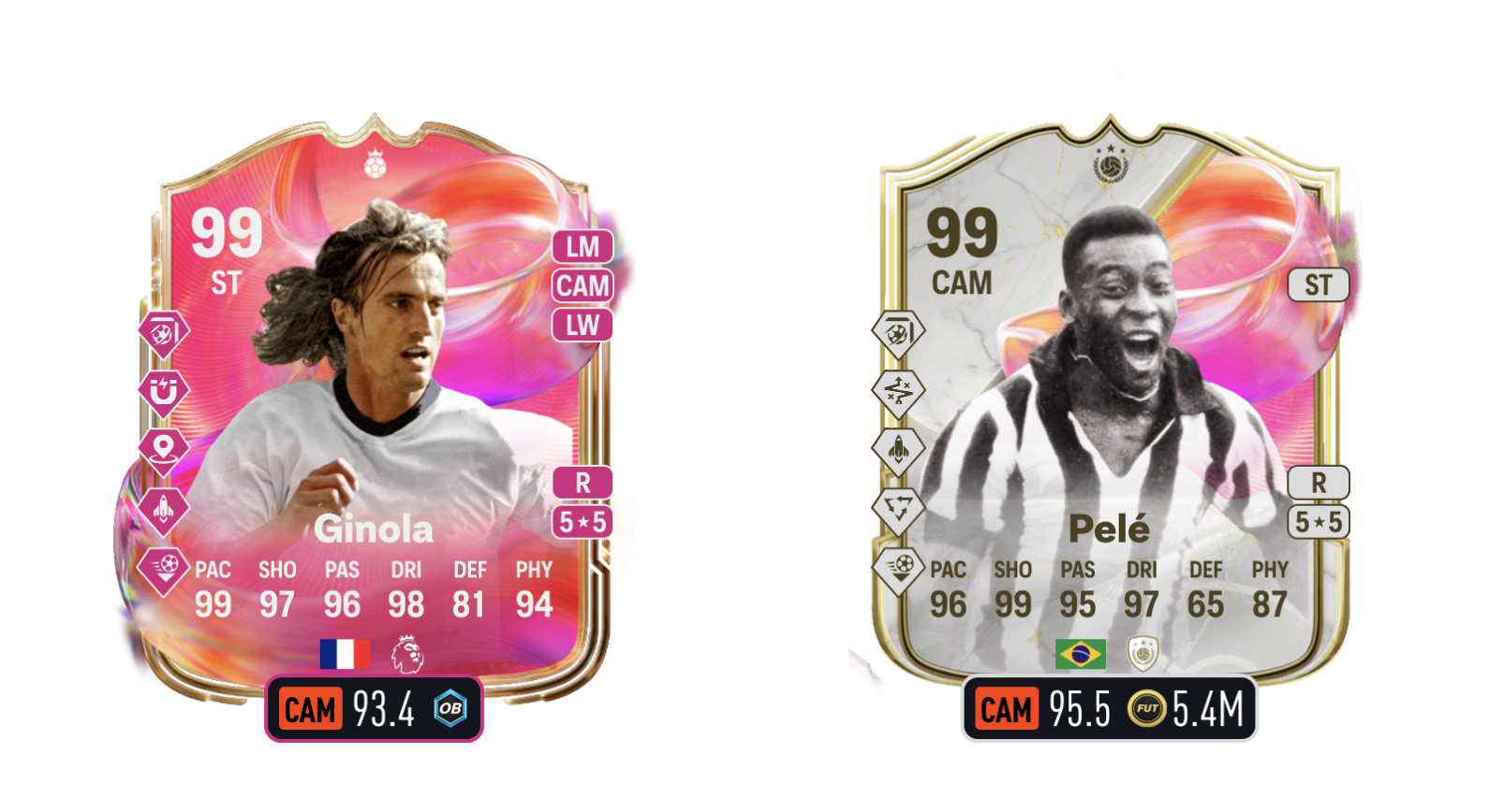 FC 25 Pele Ginola FUTTIES