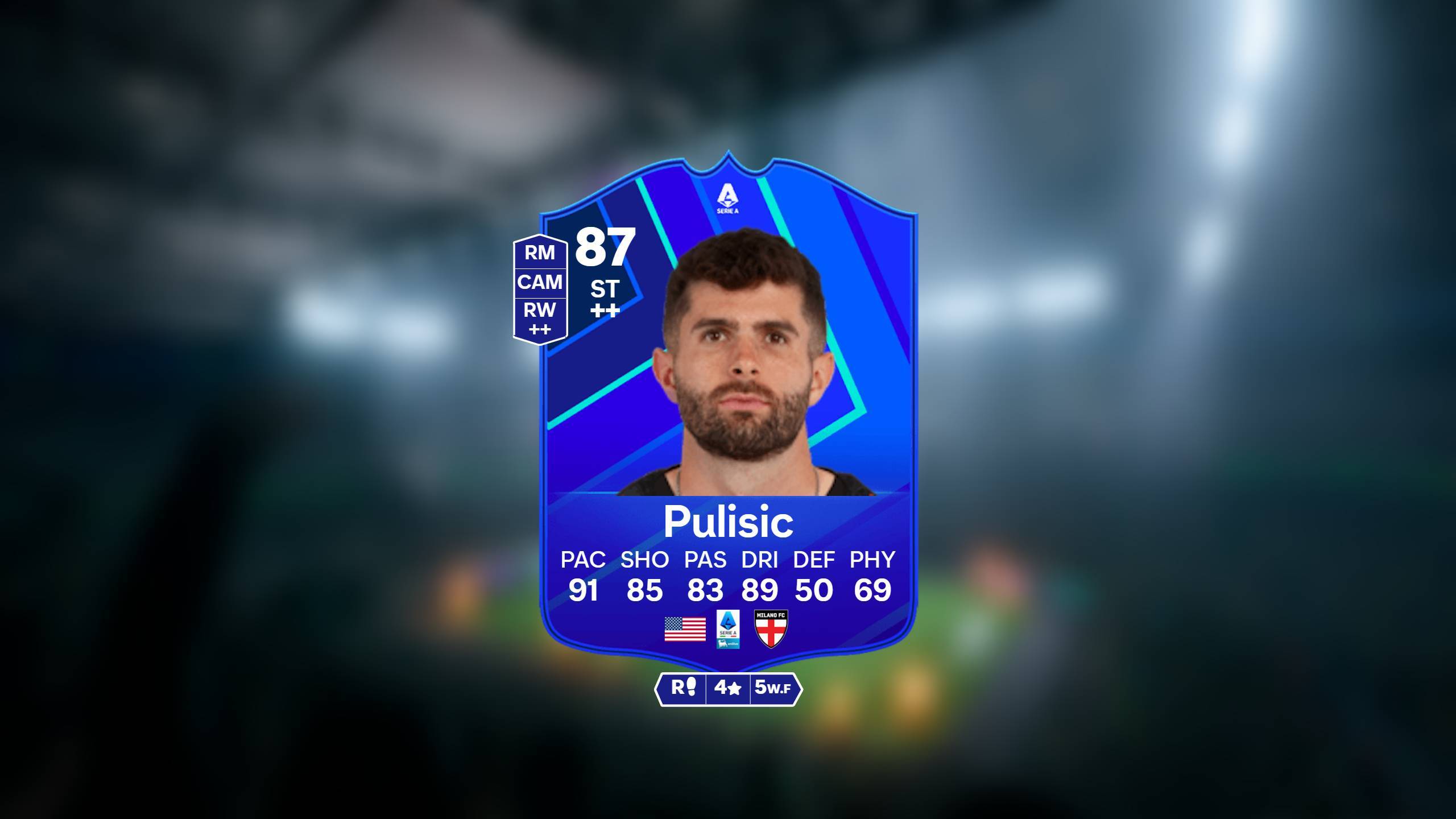 FC 26 POTM Pulisic Header