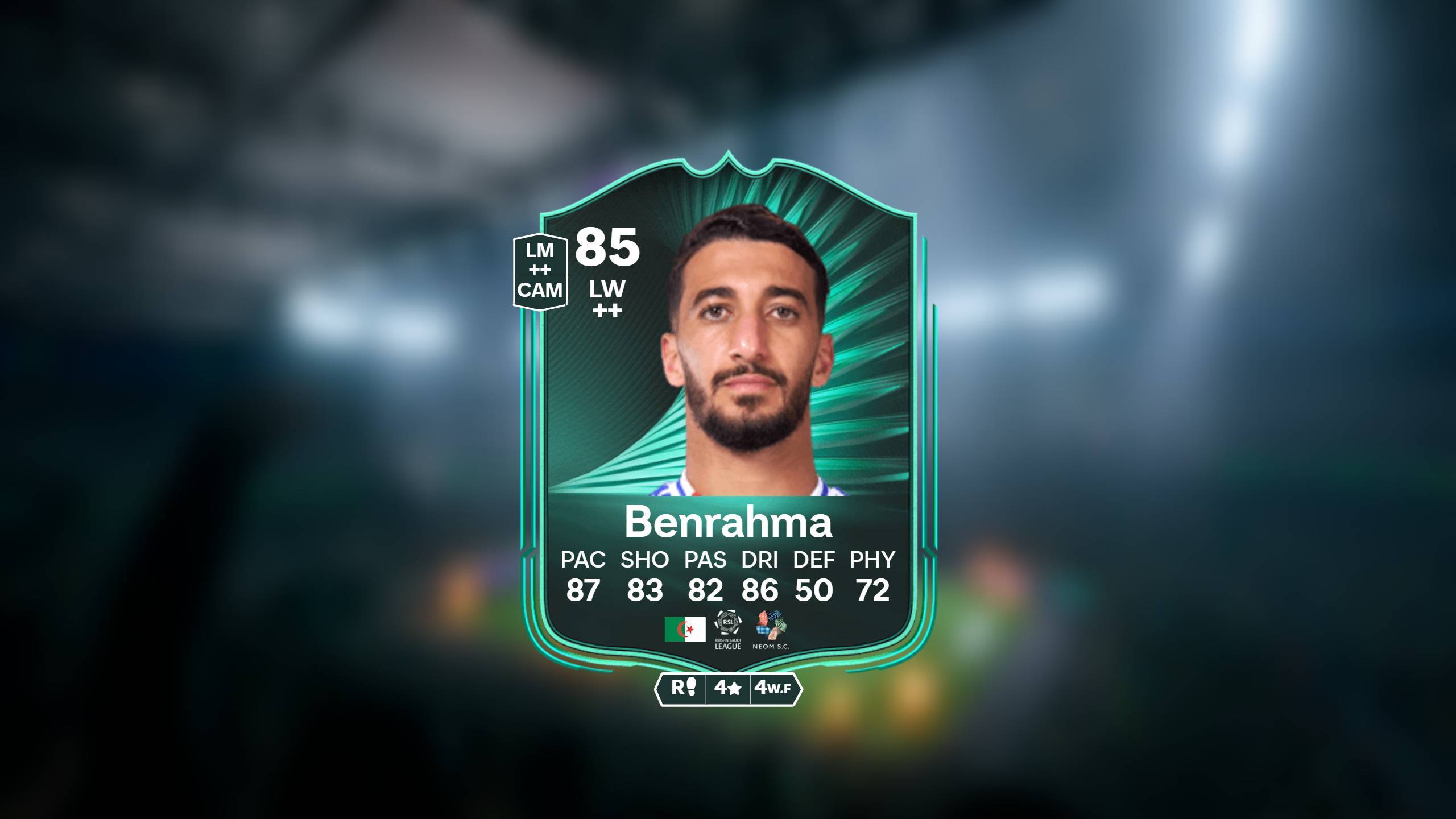 FC 26 Squad Foundations Benrahma Cover