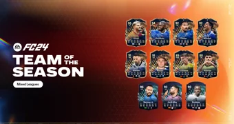 FC24 TOTS LIVE 16x9 Squad Mixed Leagues