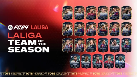 FC24 TOTS La Liga Squad 16x9