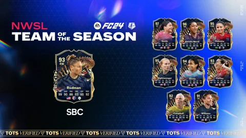 FC24 TOTS NWSL 16x9 SBC