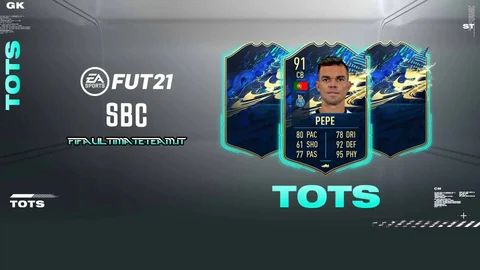 FIFA 21 Pepe TOTS SBC