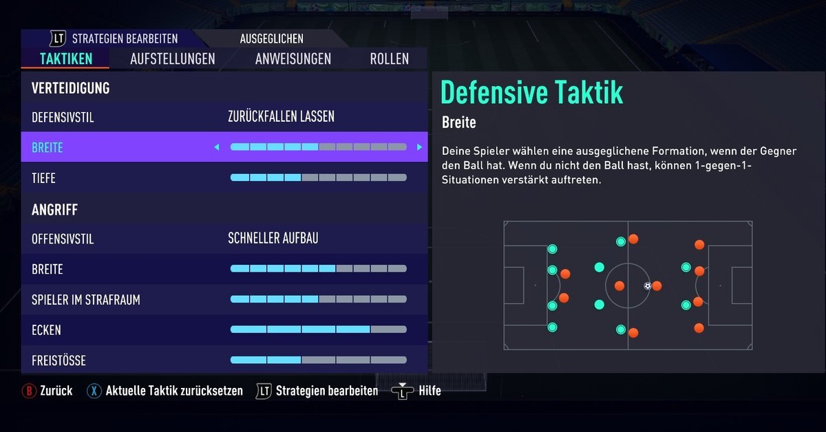 FIFA 21 Taktiken