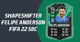 FIFA 22 Anderson SBC Header