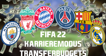 FIFA 22 Karrieremodus Transferbudgets