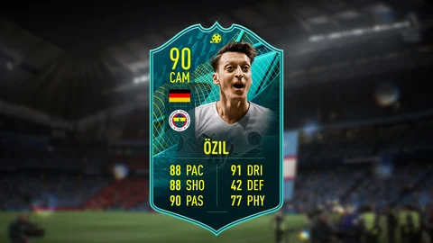 FIFA 22 Player Moments Mesut Özil SBC