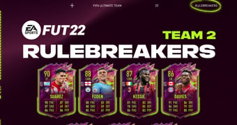 FIFA 22 Rulebreakers FUT