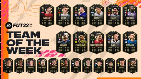 FIFA 22 TOTW Team 5 Team of the Week