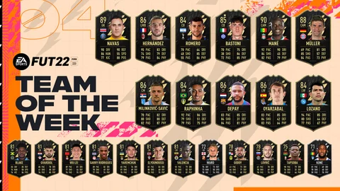 FIFA 22 Ultimate Team Team of the Week TOTW Team 4