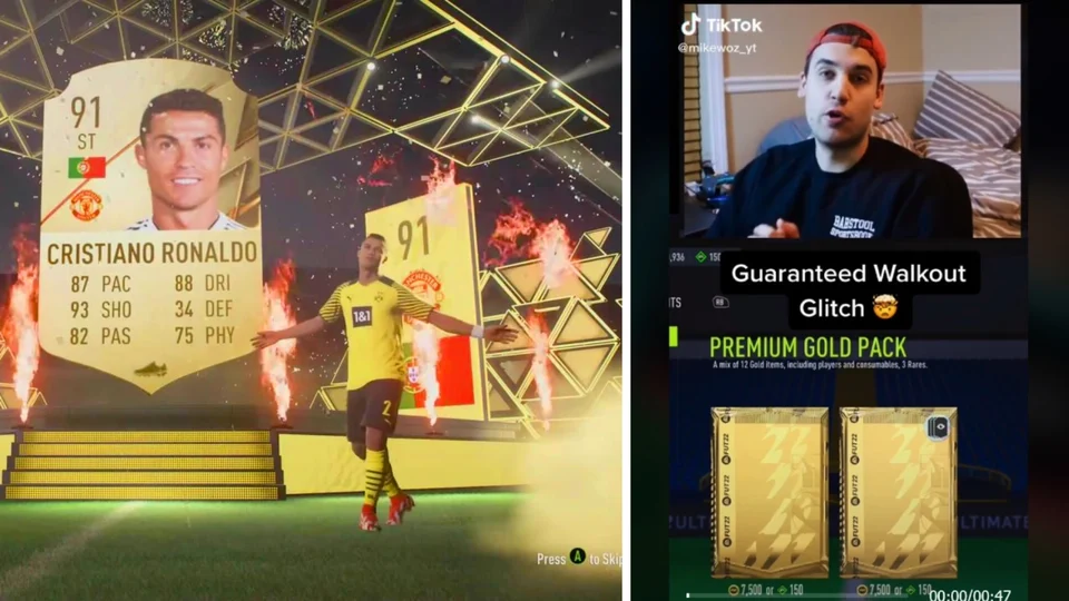 Fifa 22 Web-App MASSIVE WALKOUT in Gold Packs 