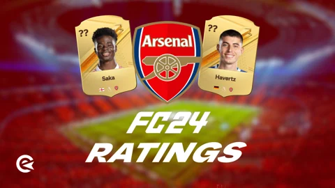 FIFA 24 EAFC Arsenal Ratings