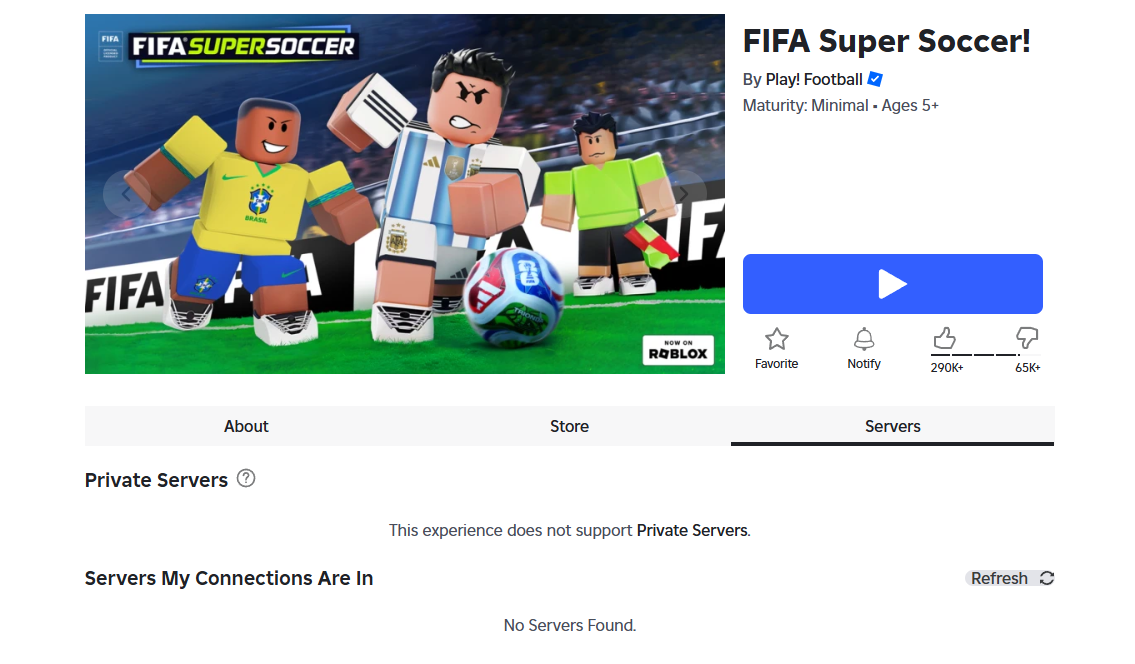 FIFA Super Soccer private servers 2