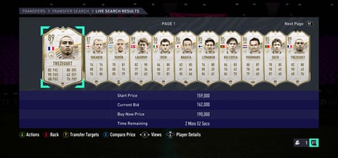 FUT 21 Icons Under 200 K