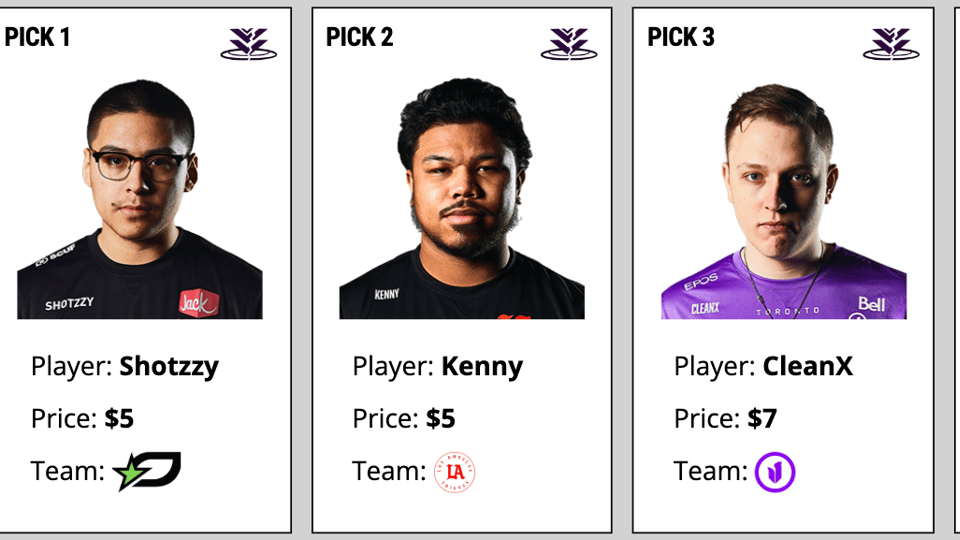 Top 5 CDL Fantasy Picks: Stage 1, Week 1, Call of Duty League News