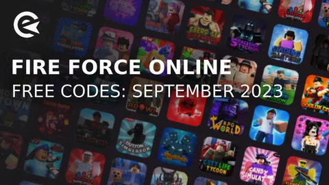 Fire Force Online codes september 2023