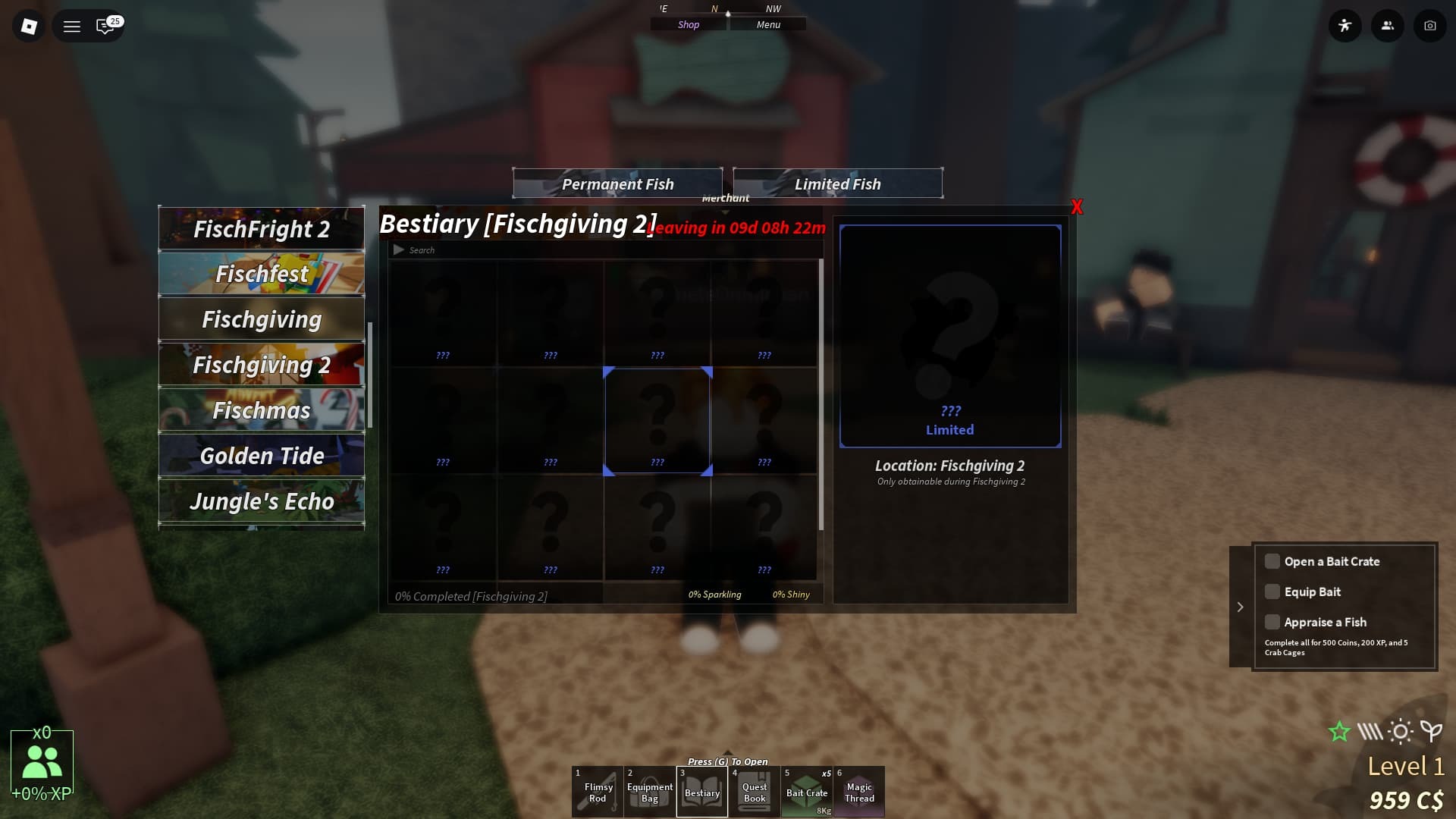 Fisch Bestiary Fischgiving 2