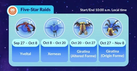 Five Star Raids Oct