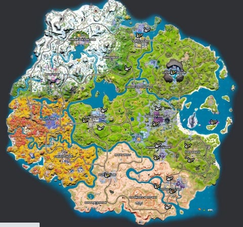 All D-Launcher Locations in Fortnite | Chapter 3, Season 4 | EarlyGame