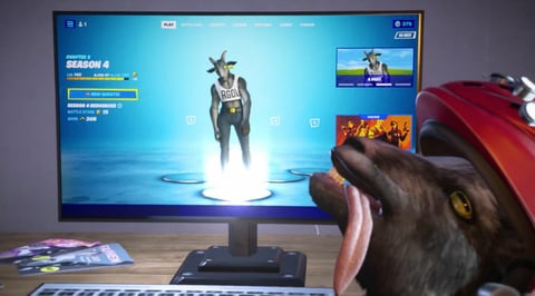 Fortnite Goat Simulator Crossover