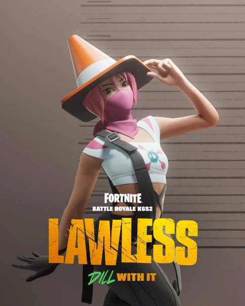 Fortnite Lawless Traffic Cone