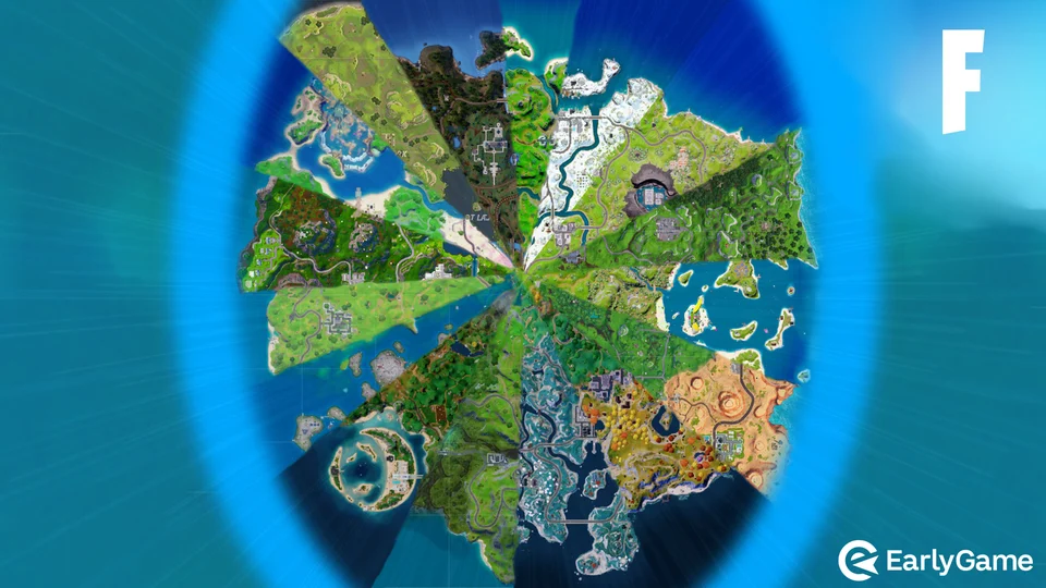 EarlyGame | Fortnite Map Evolution From Season 1 To 30