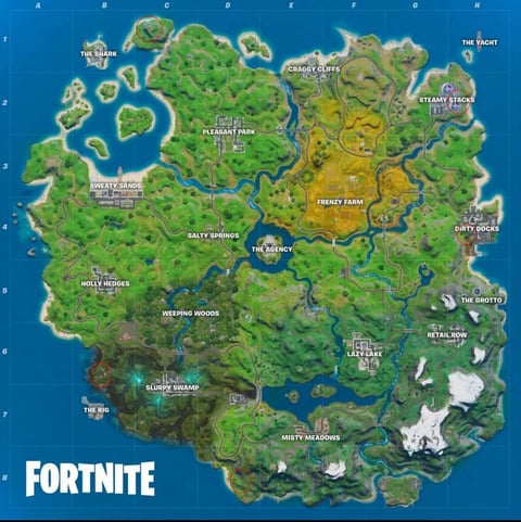 Fortnite Map Golden Wrenches Locations