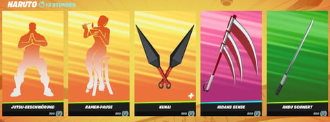 Fortnite Naruto Cosmetics 2