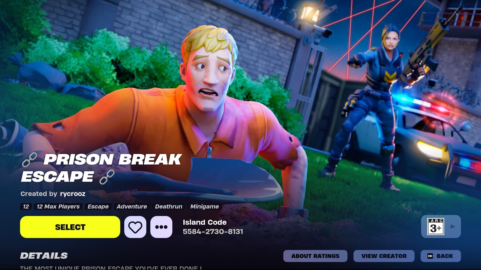 Fortnite Prison Break Escape map code