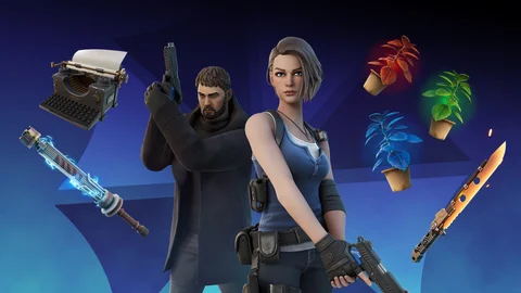 Fortnite Resident Evil Chris Redfield Jill Valentine