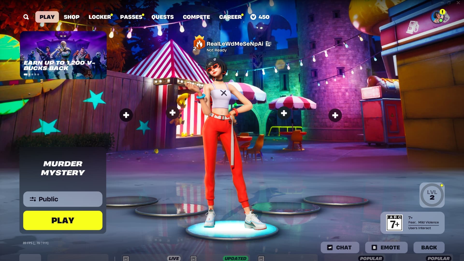Fortnite Steal The Brainrot game mode