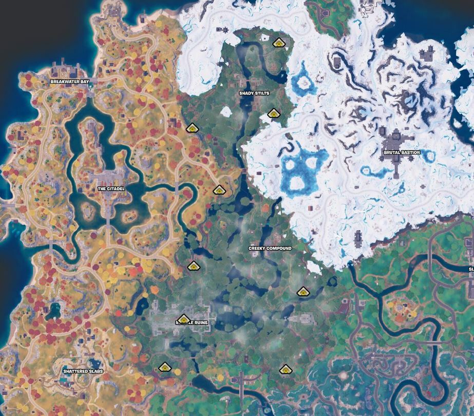 Fortnite Temple Vault Locations