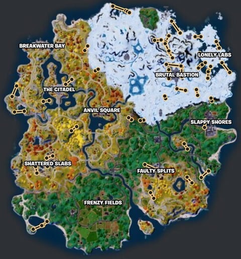 Fortnite Zipplines Location