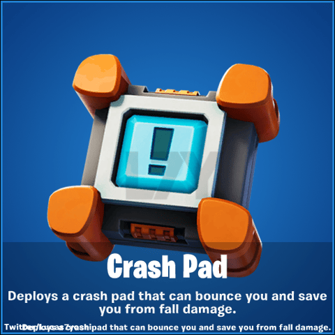 Fortnite crash pad