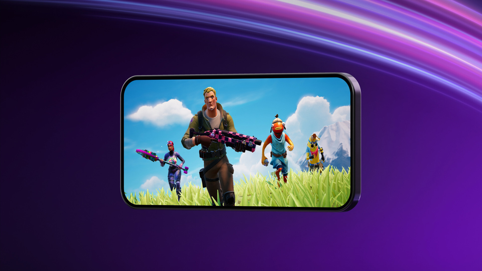 Fortnite on Mobile Phone