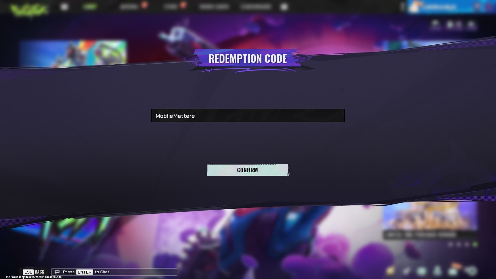 Frag Punk how to redeem codes 9
