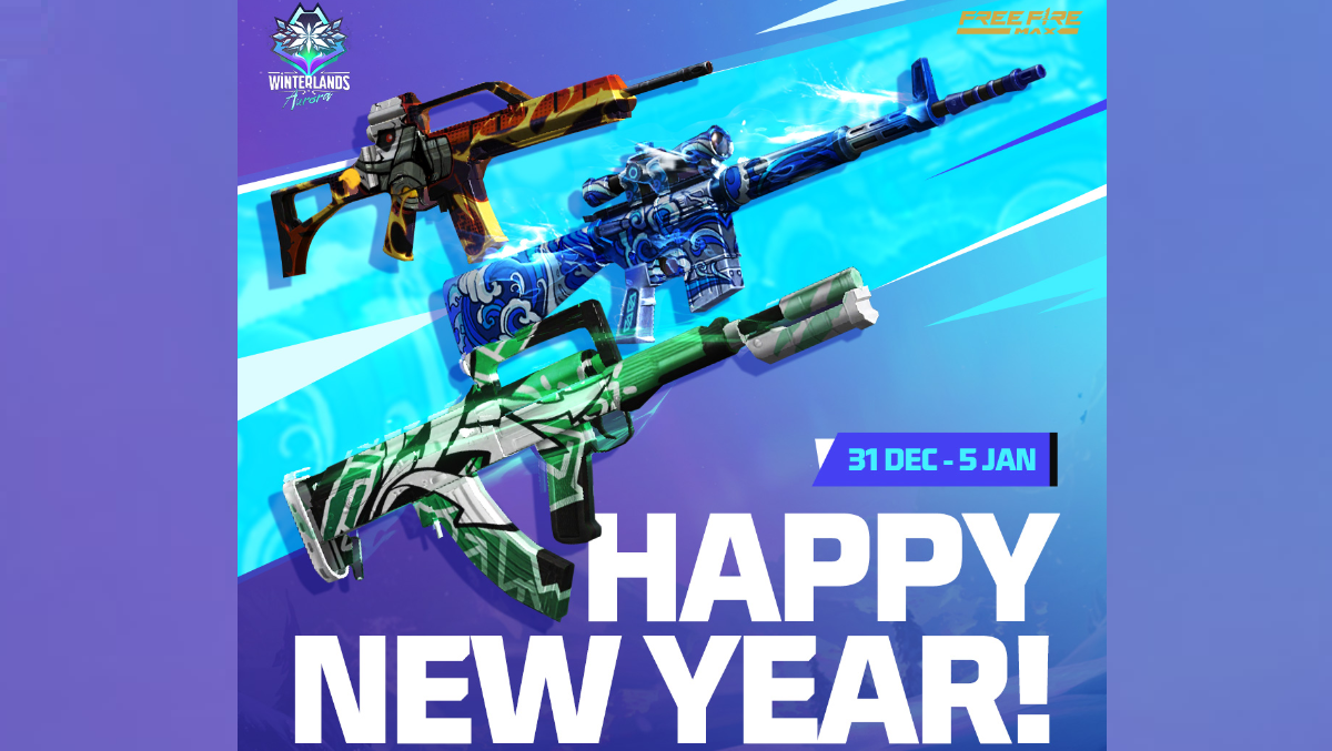 Free Fire MAX Happy New Year 2025 Gift