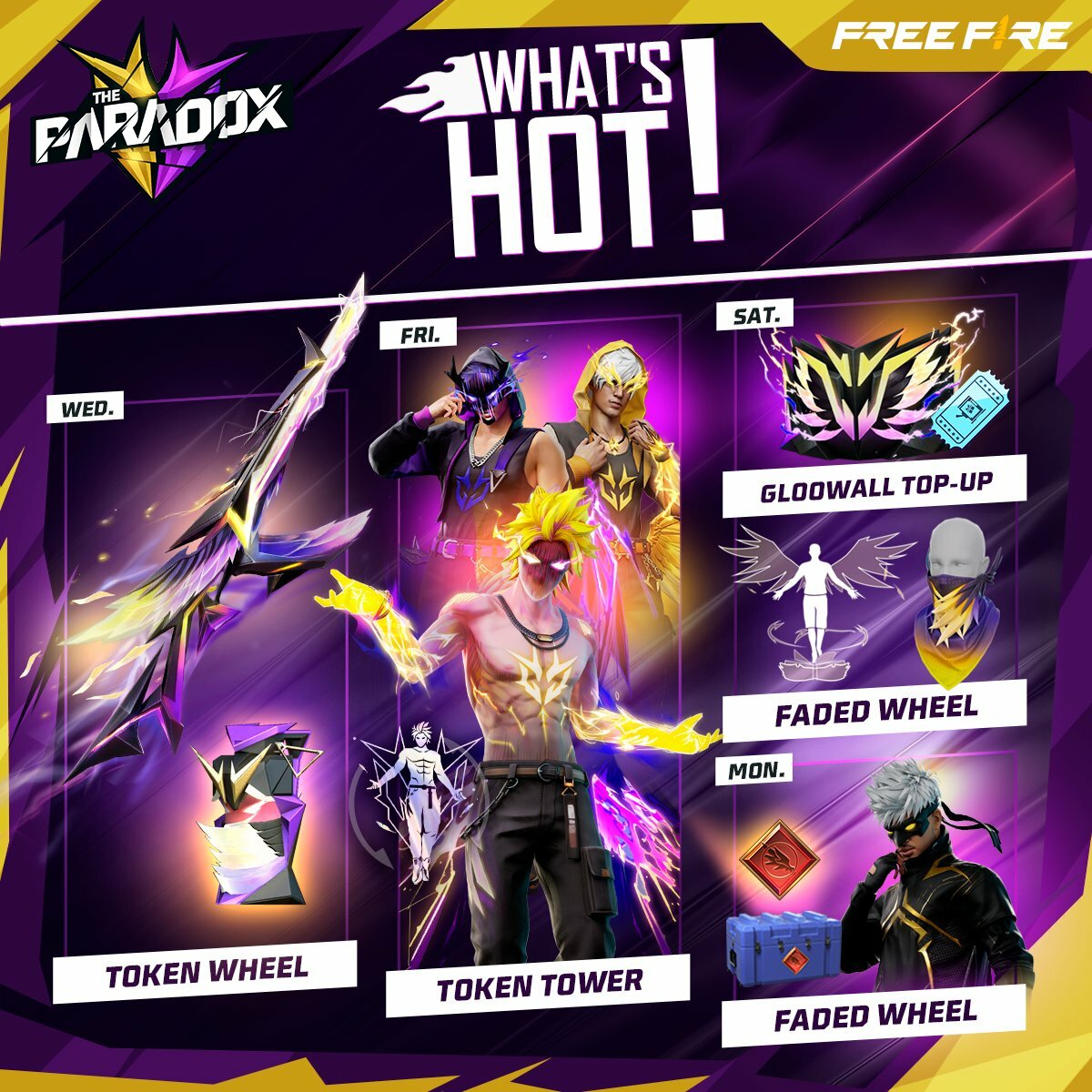 Free Fire Events May23