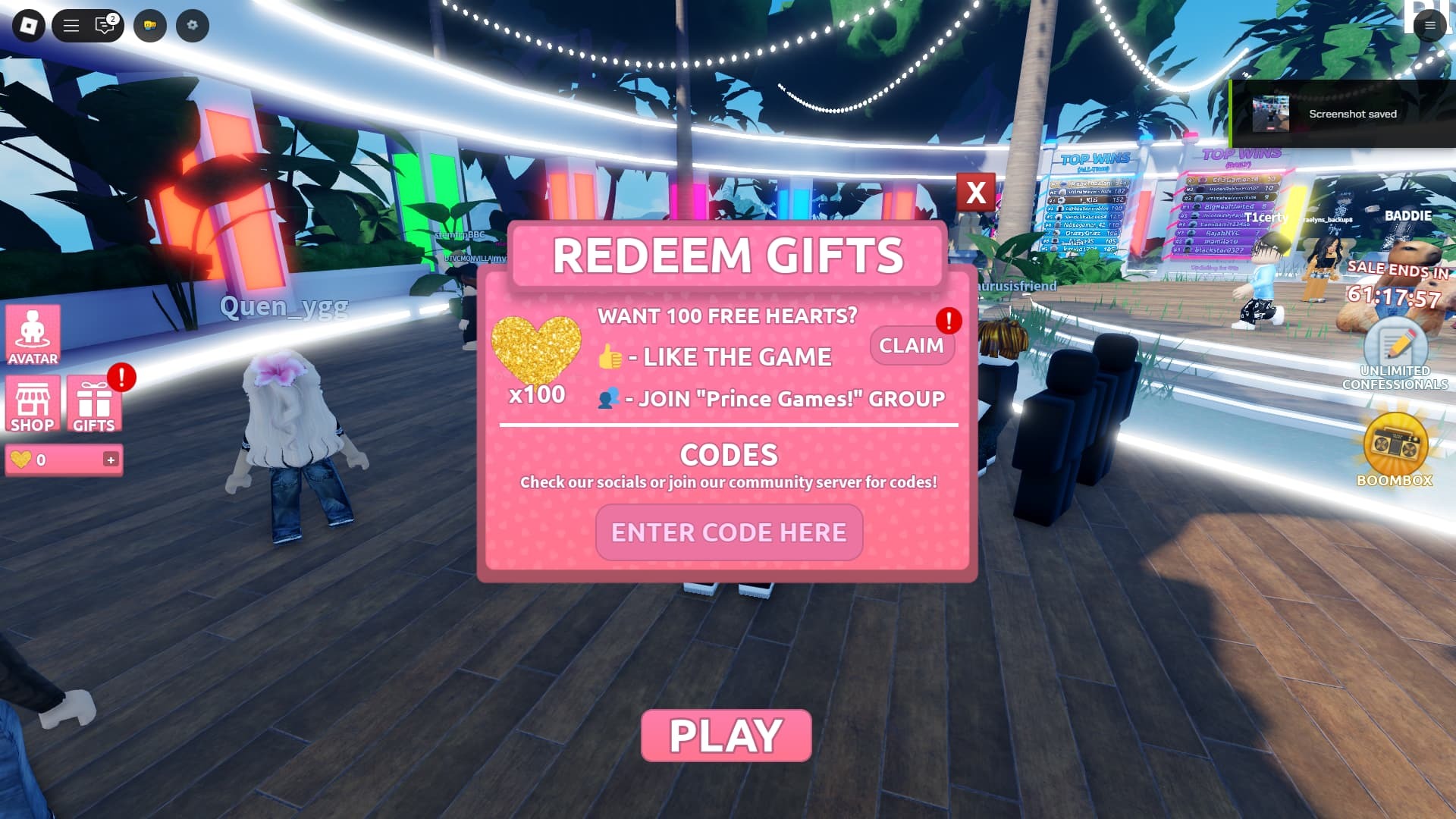 Friendship Island how to redeem active codes