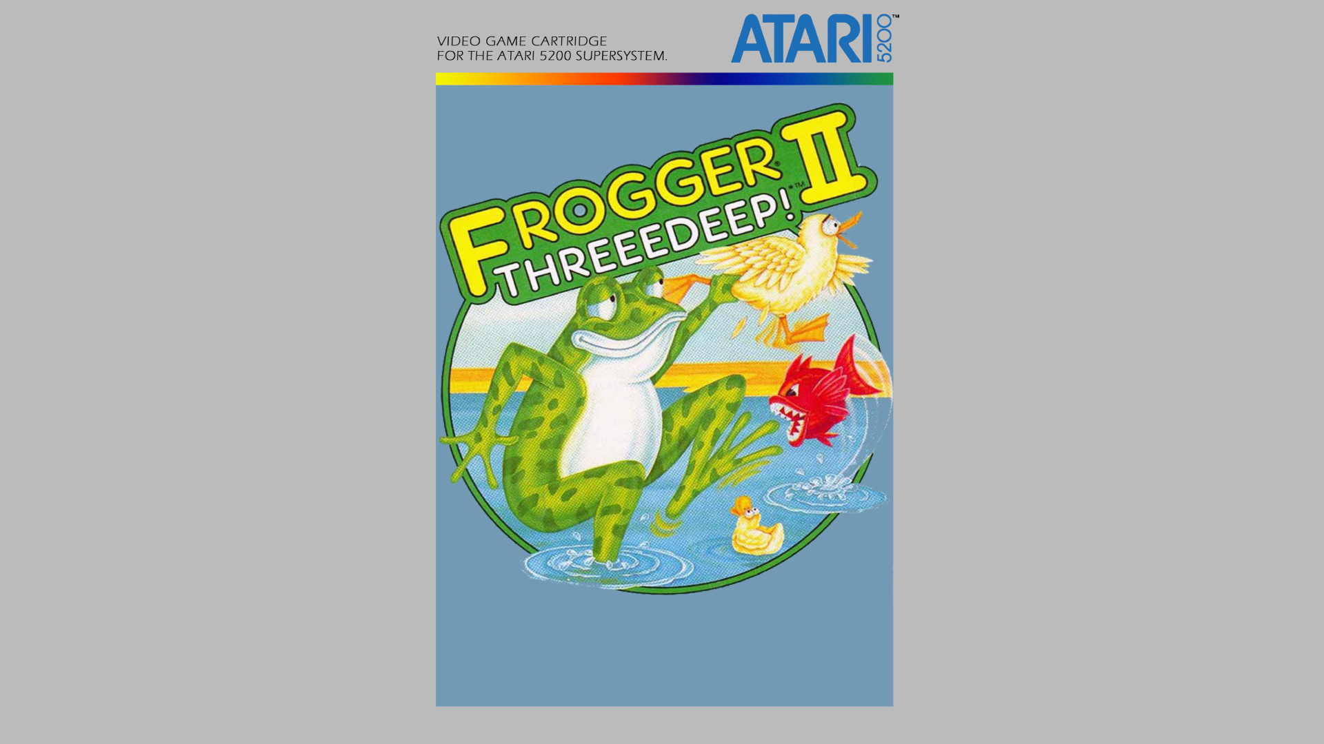 Frogger II Threee Deep Cover Art