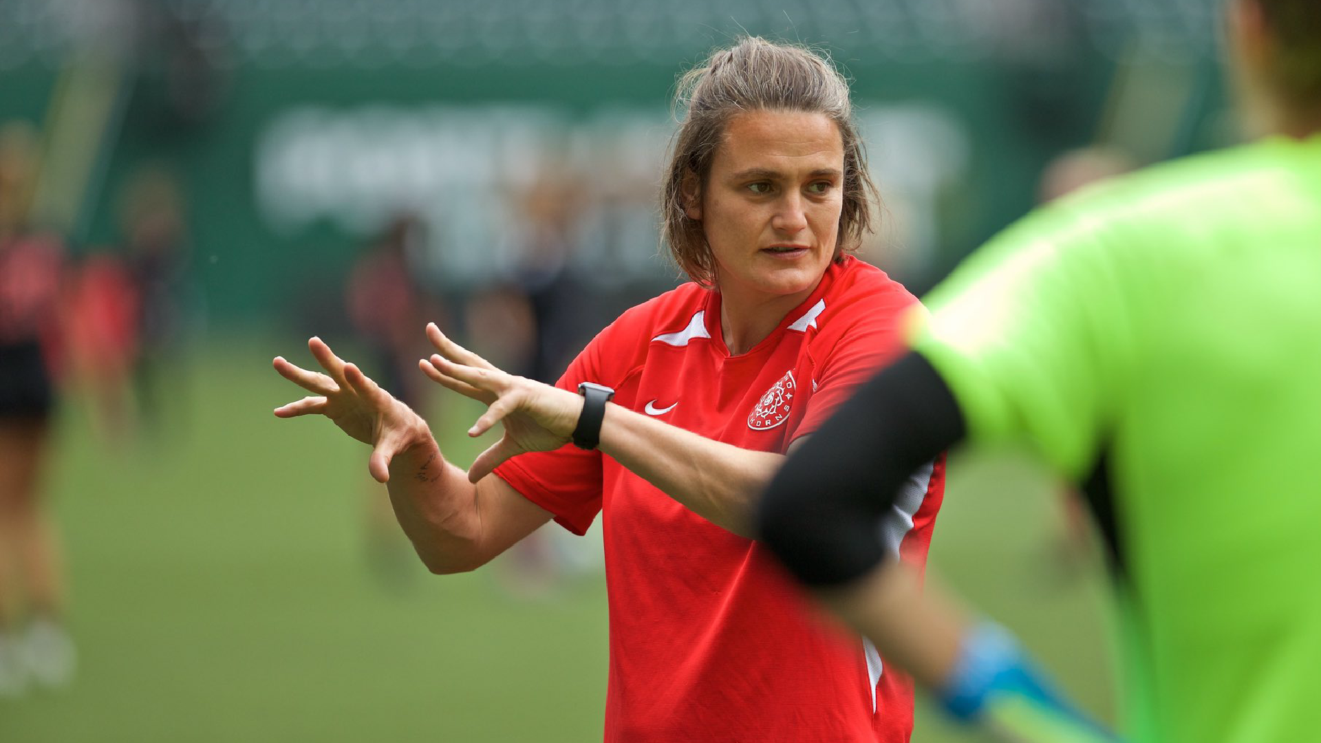 Fußballerinnen Nadine Angerer