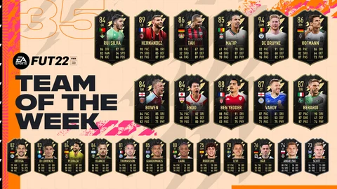 Full TOTW 35 FIFA 22