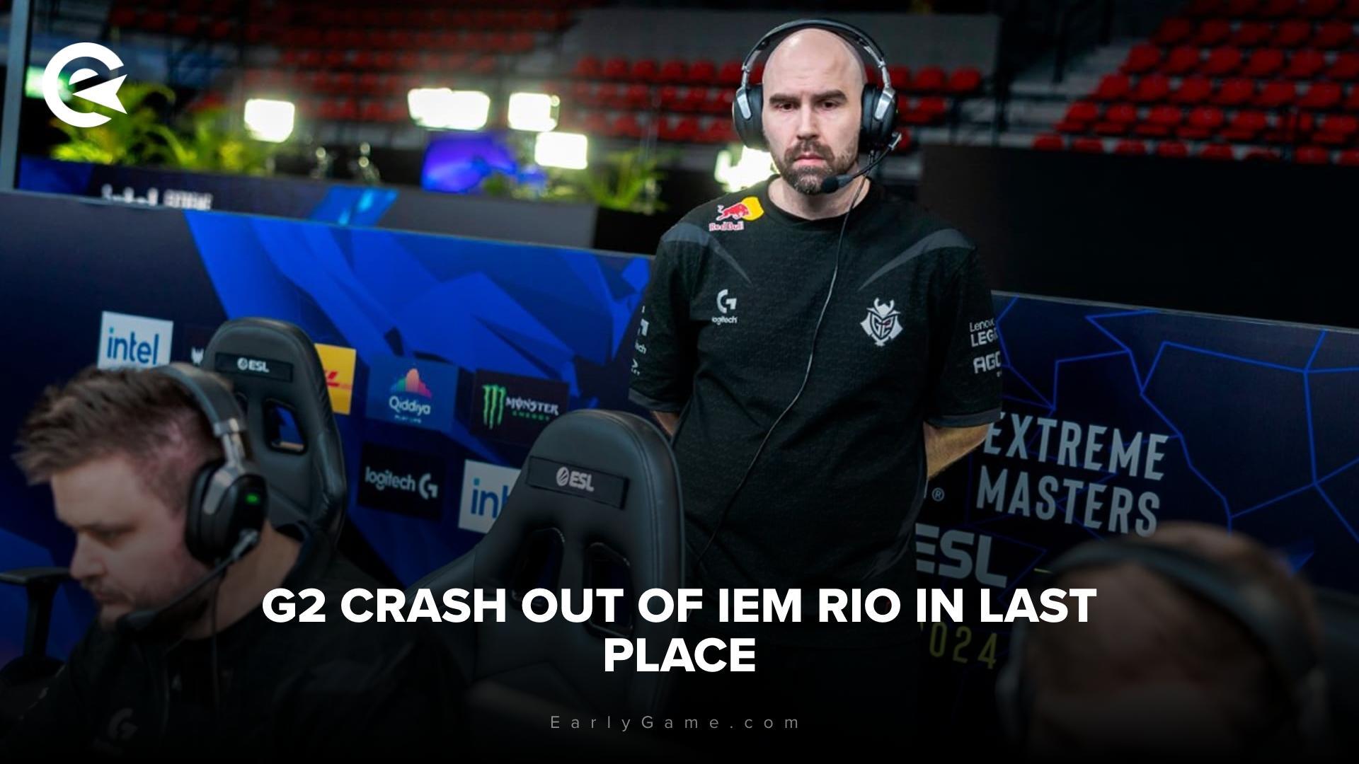 G2 rio last place