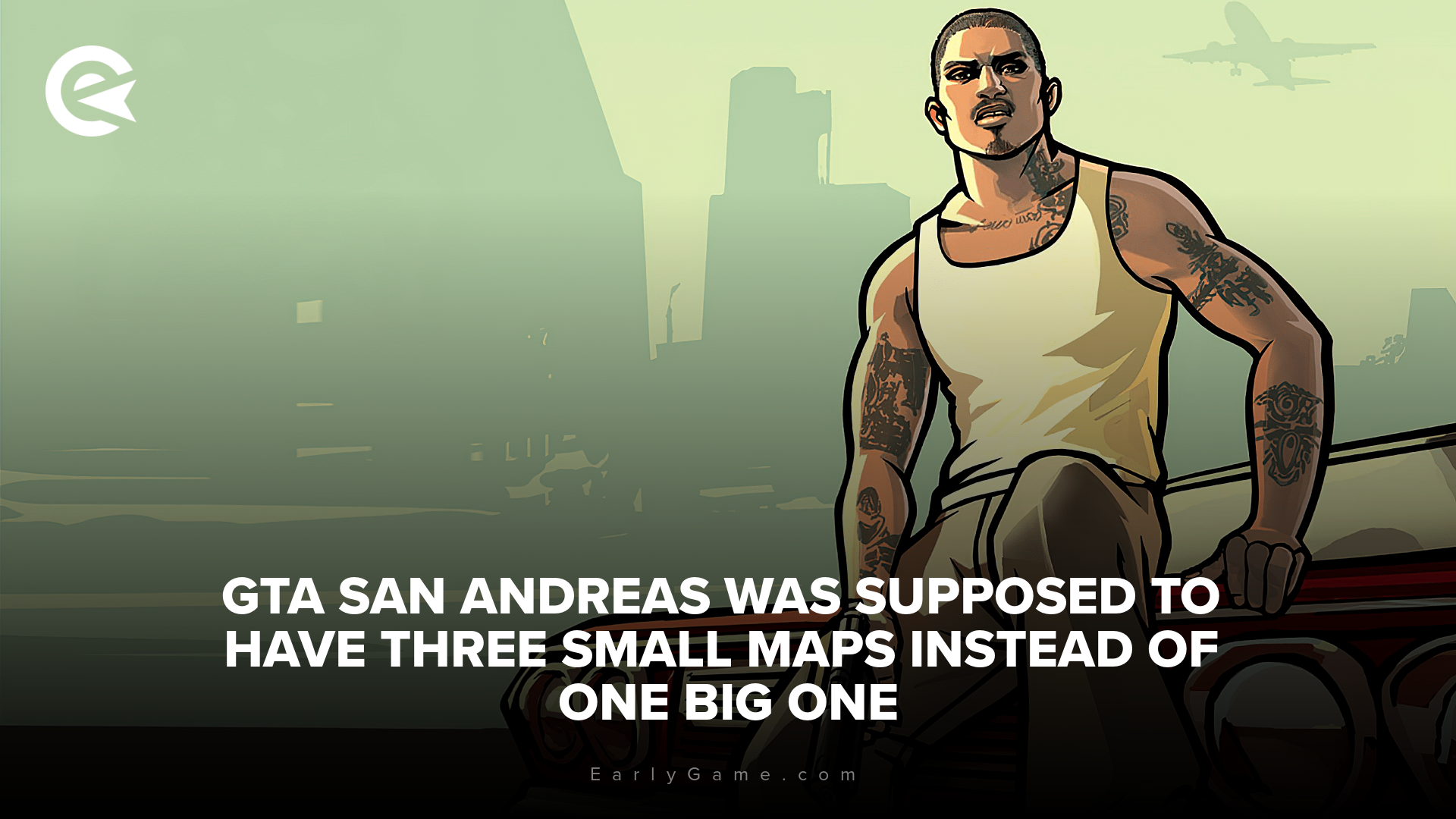 Se suponía que GTA San Andreas tendría tres mapas pequeños en lugar de uno grande