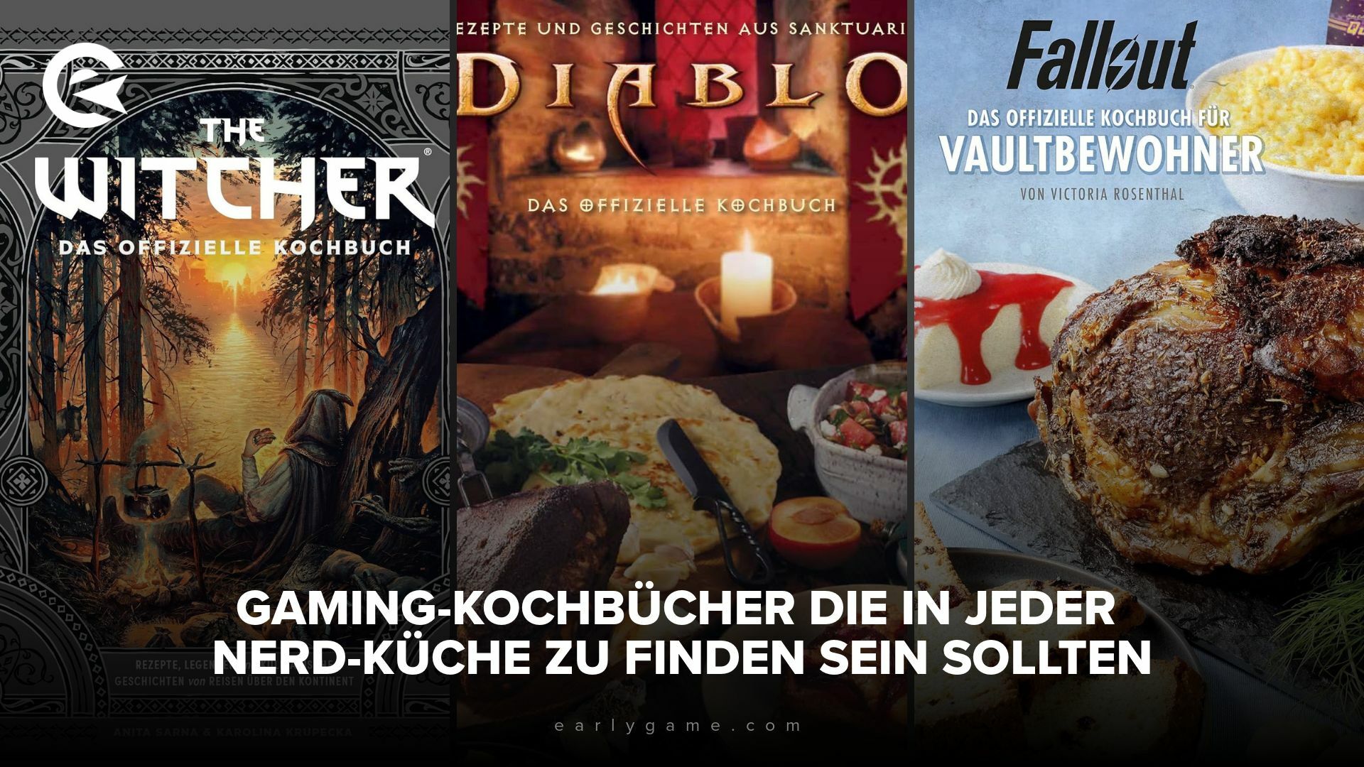 Gaming-Kochbücher: Kochen muss nicht immer mühselig und nervig sein.