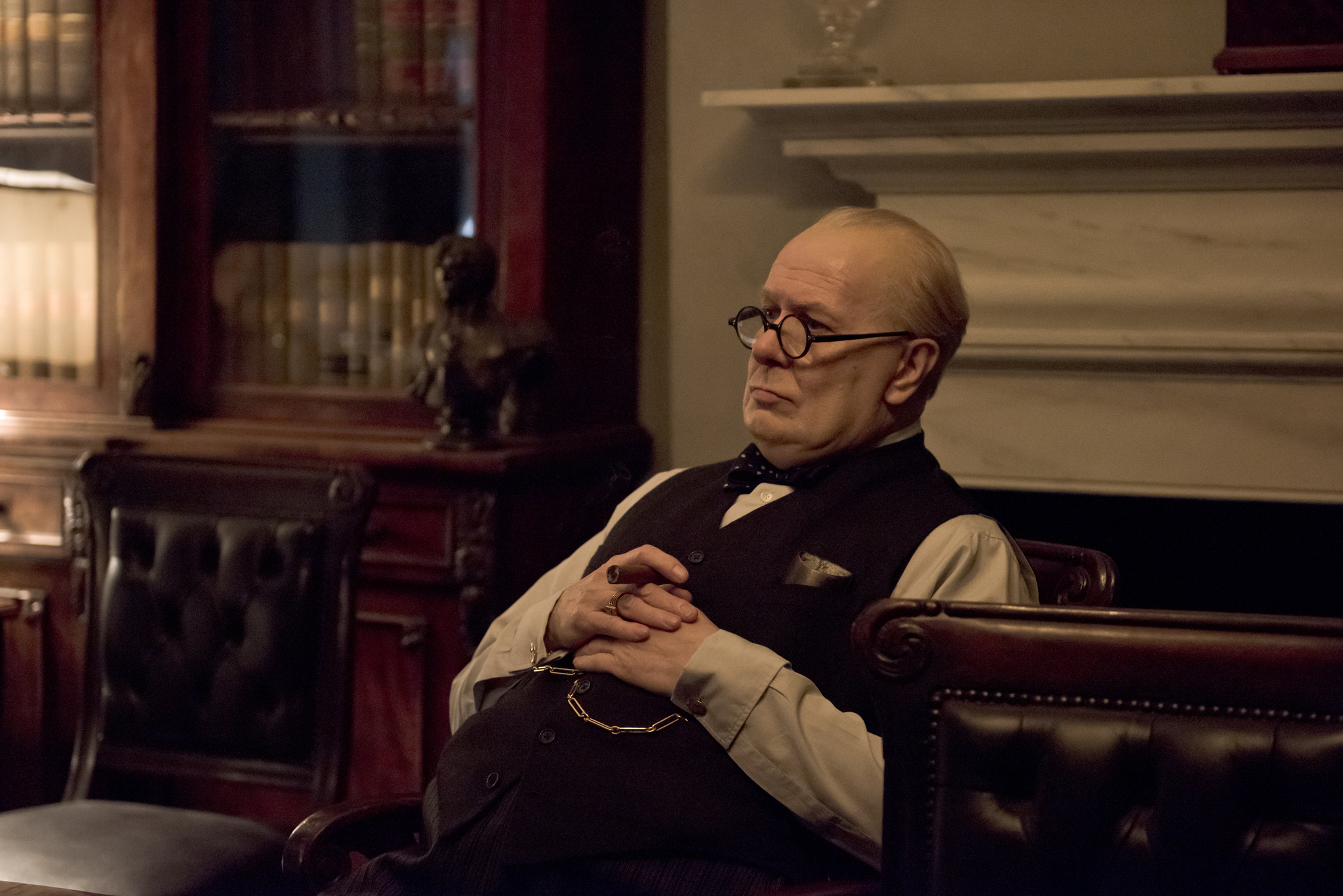 Gary Oldman as Winston Churchill Darkest Hour 2017