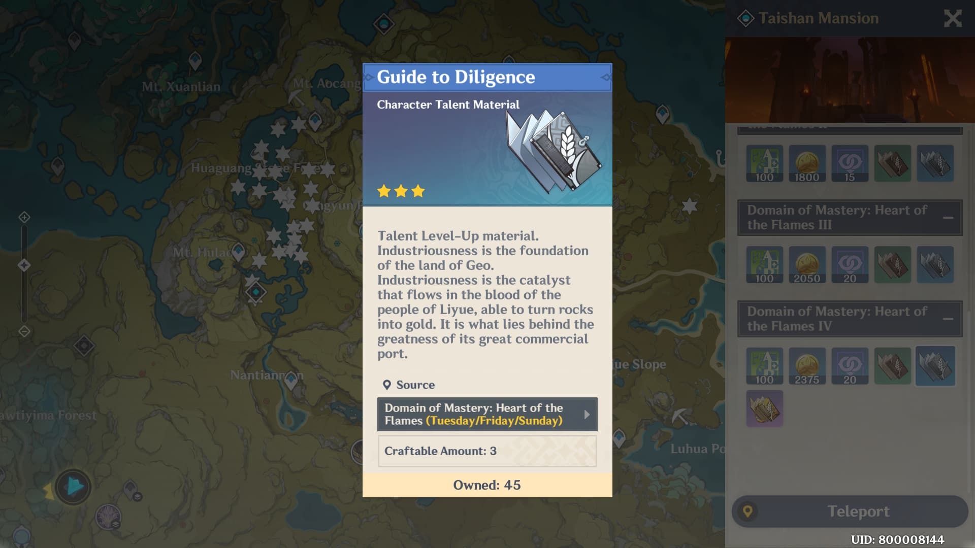 Genshin Impact Guide To Diligence
