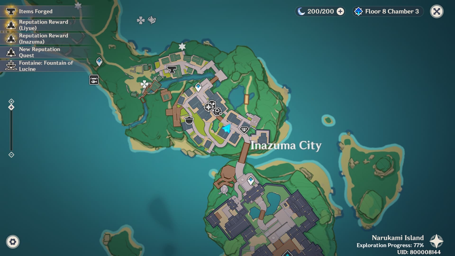 Genshin Impact Uyuu Restaurant Location
